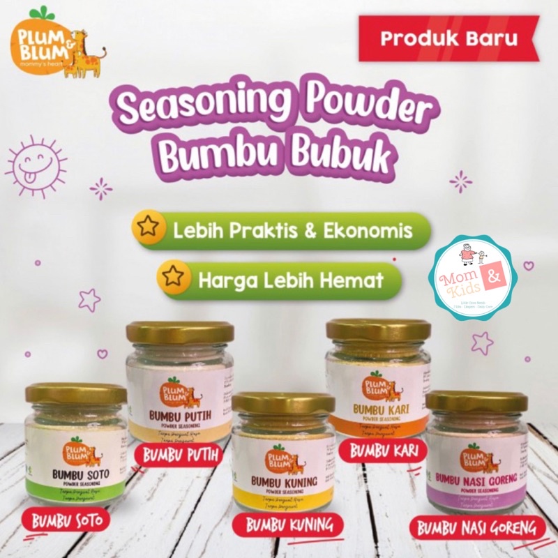 Plum &amp; Blum Bumbu Masak MPASI Non MSG 50gr | Bumbu Soto Powder Bayi