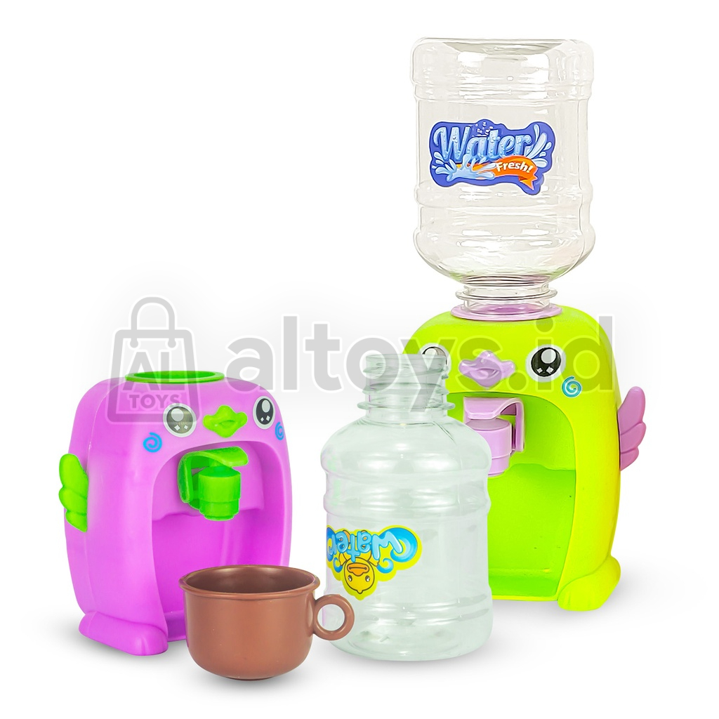 Mini water dispenser mainan dispenser minuman anak keluar air dan lampu mainan masak masakan Murah SS1567