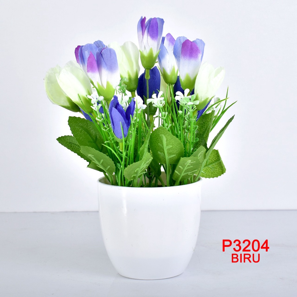COD / TF11 P3204 ( 1 KILO  MUAT 17PCS )TANAMAN  BUNGA HIAS DEKORASI RUANGAN BUNGA PLASTIK HIAS-6