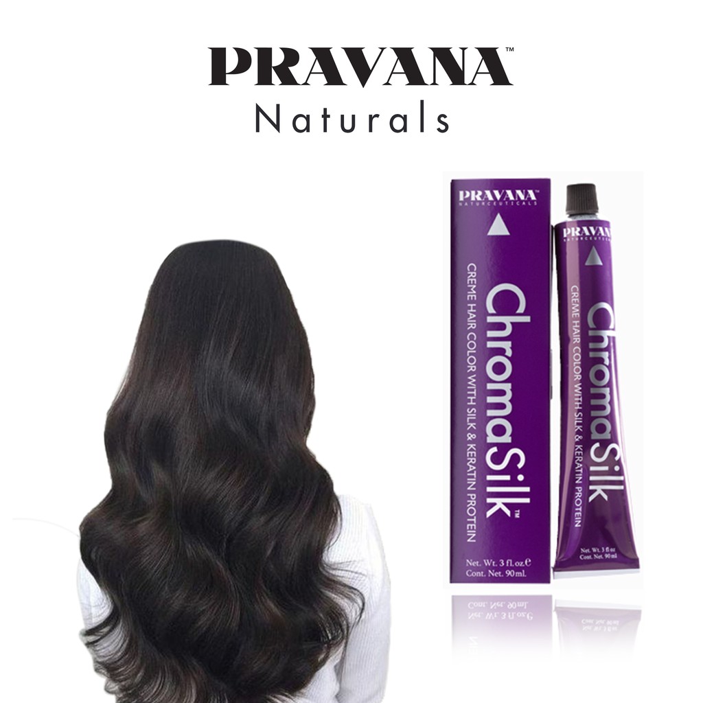 Jual PRAVANA CHROMASILK NATURALS 3N - Dark Brown | Shopee Indonesia