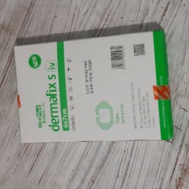 DERMAFIX s iv 6x7cm ONEMED plester infus anti air eceran