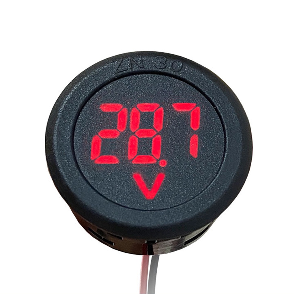 Voltmeter Digital LED DC 4-100V/AC50-500V W/Proteksi Sambungan Terbalik