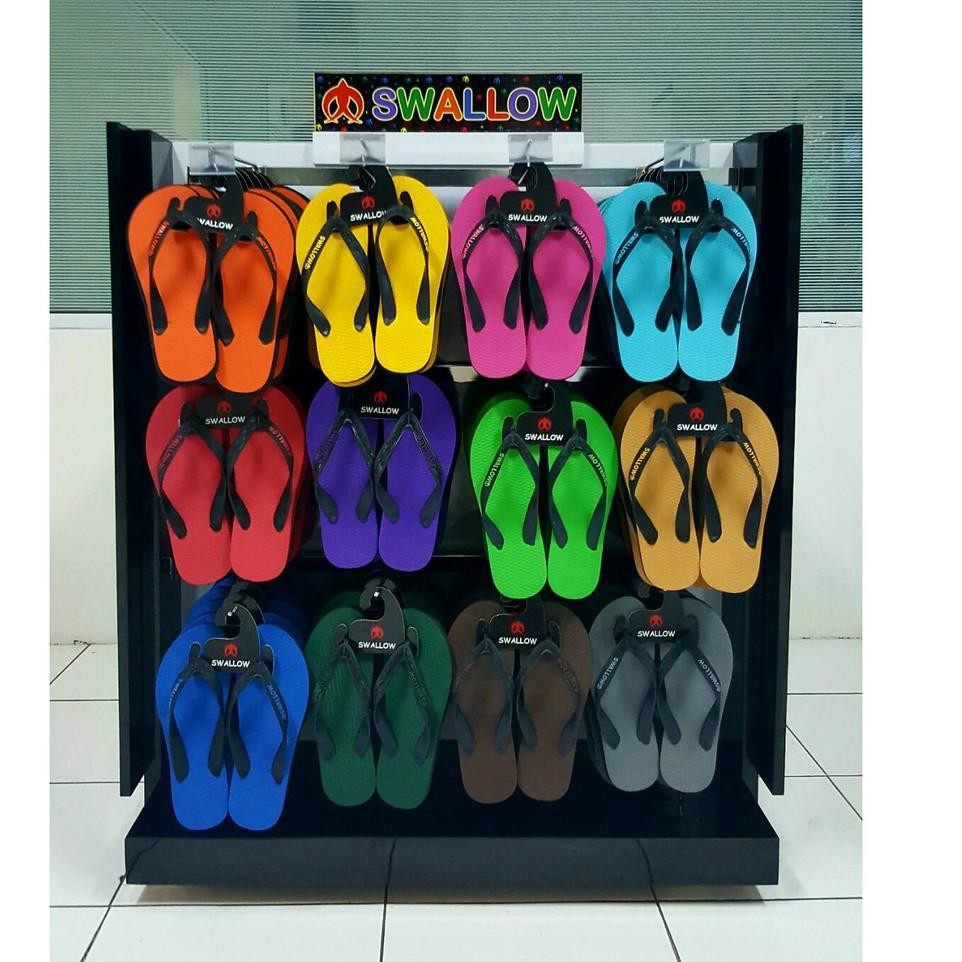 BIG SALE Sandal Jepit SWALLOW Modern 108 D [Red] - Jumbo Size Ready