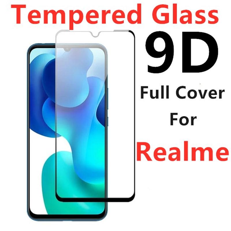 Tempered Glass Pelindung Layar Untuk Realme c21y C25Y 8 8pro C15 9d 7i C17 7 6i C11 C12 6 C1 C2 5 5s 5i C3