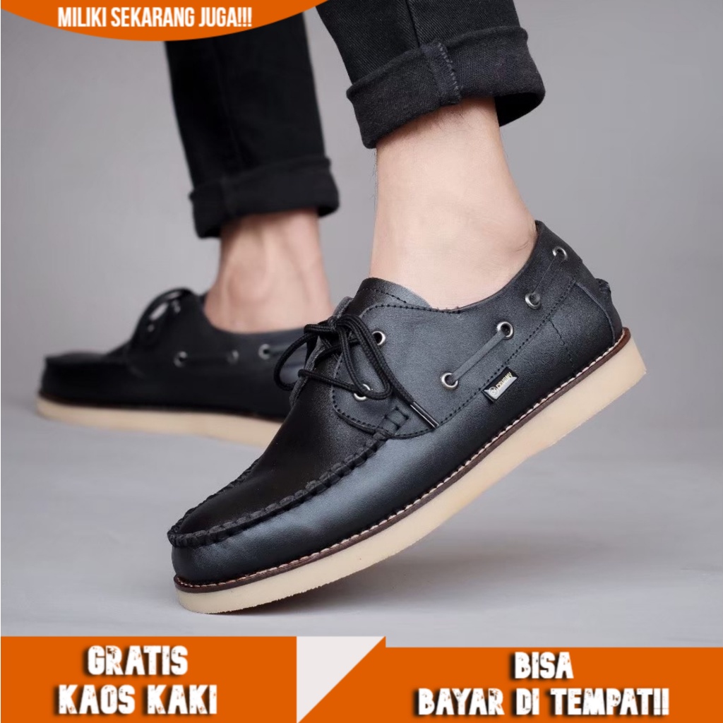 CEVANY - DAVIS Sepatu Formal Pria Sepatu Kulit Kerja Pria Original