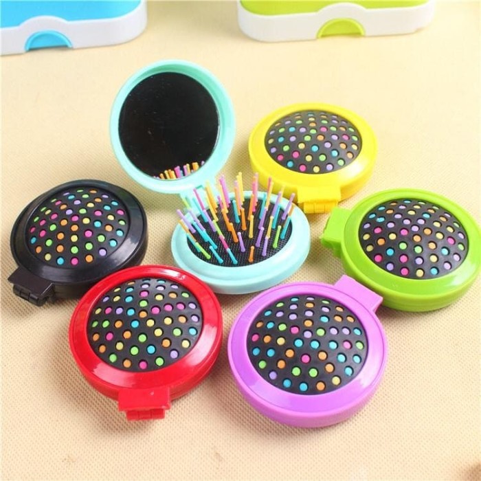 Mini Comb Portable / Sisir Mini Rainbow Portable