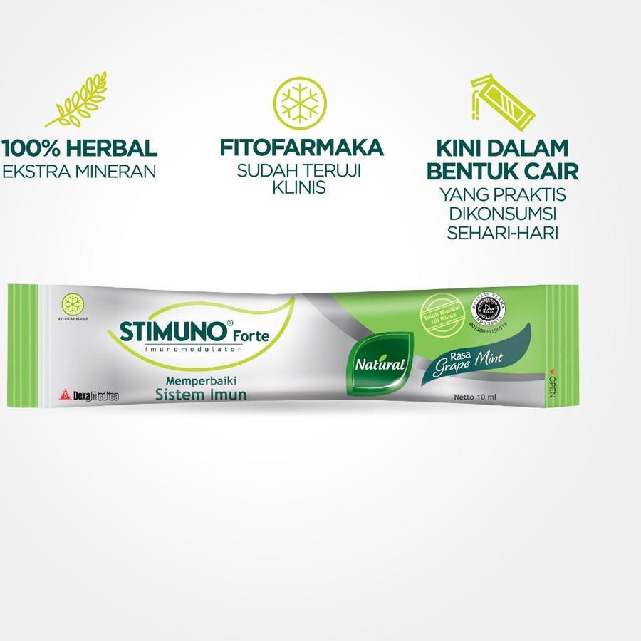 TERBARU Stimuno Forte Stickpack untuk Imun Tubuh 10 ml x 5 sachet T56'