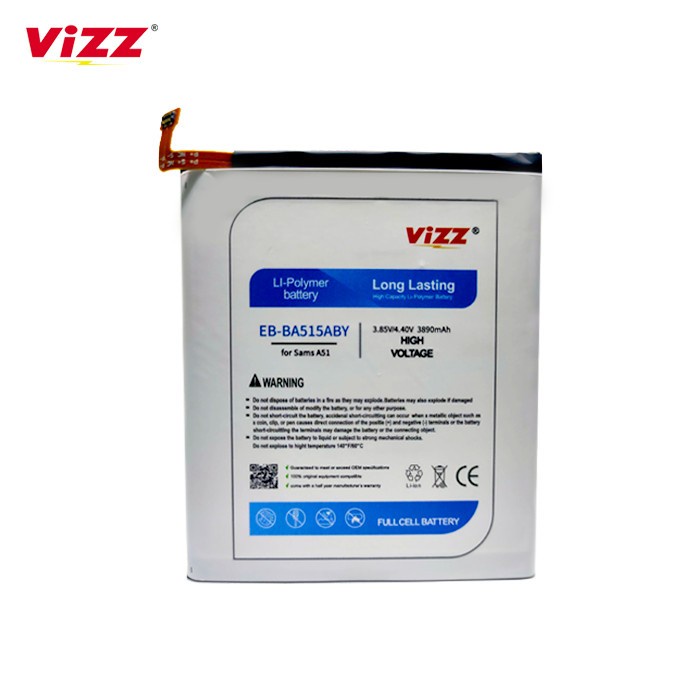 Doubel Power Battery Batere Batre Baterai Vizz Samsung A51 2020 A515 EB-BA515ABY