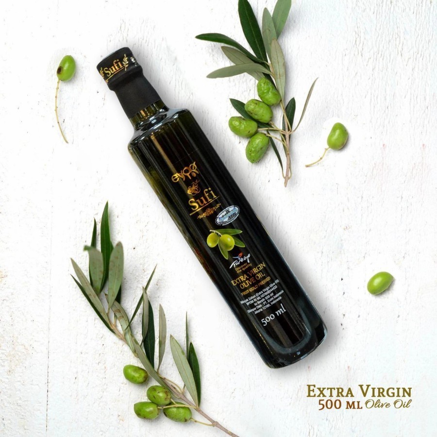 MINYAK ZAITUN SUFI EXTRA VIRGIN OLIVE OIL (EVOO) SUFI KEMASAN 500 ml