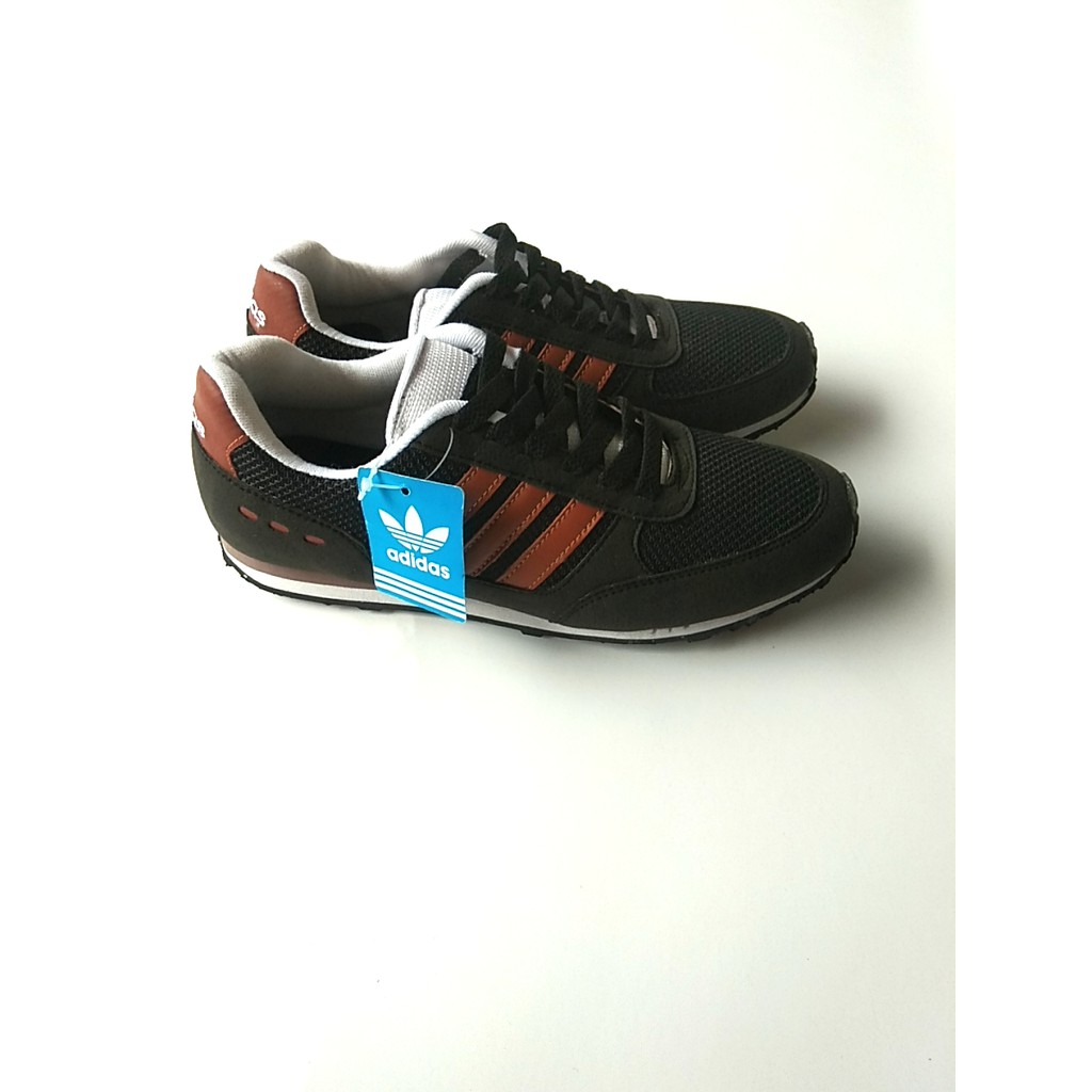Sepatu Adidas7 Neo Racer Sepatu Sneakers Pria dan Wanita High Quality Warna Hitam Stripe Coklat COD