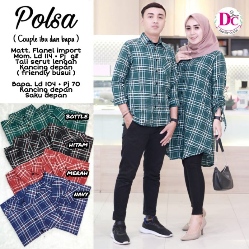Polsa Couple Ibu & Bapak By Dc Family Outlet