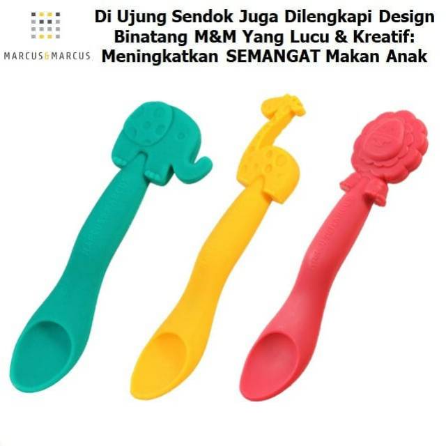 Marcus and Marcus Silicone Feeding Spoon