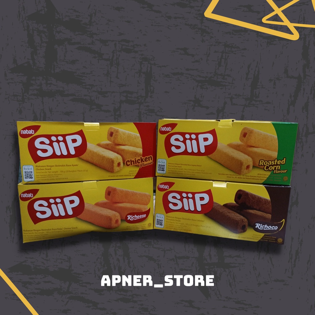 

Nabati Siip @5 gram (1 box isi 20pcs)