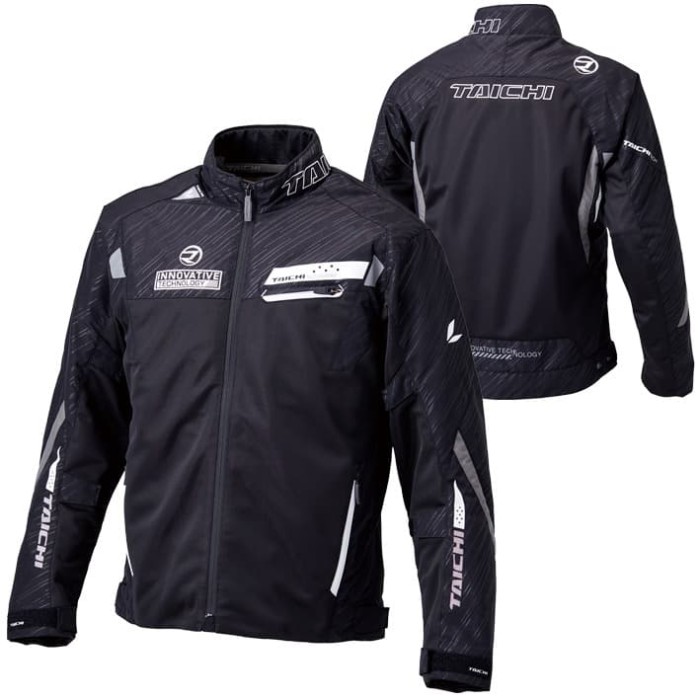 RS Taichi RSJ325 RACER MESH JACKET Touring Motor - Black/White