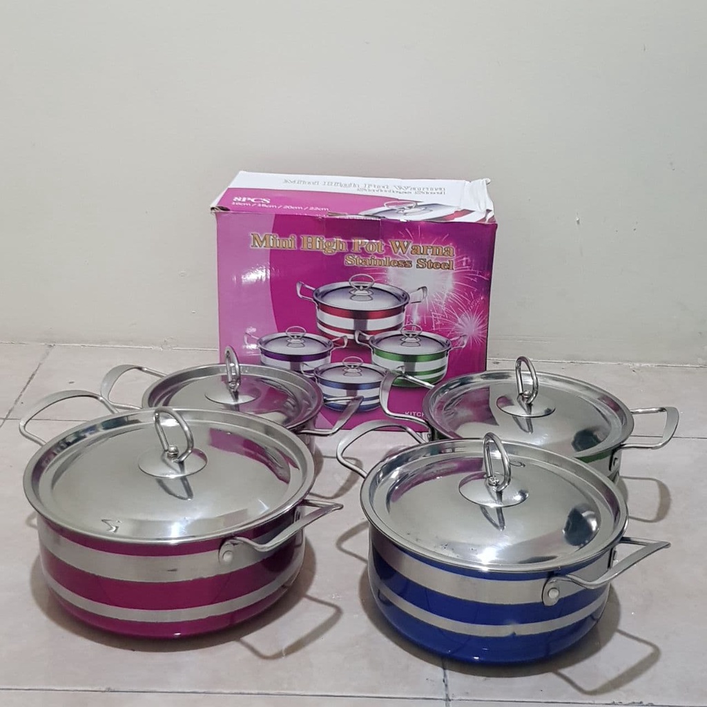 Panci Set Warna Korean Hight Pot