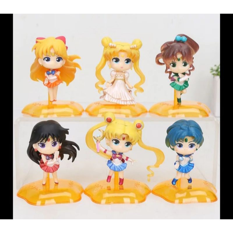 figure sailoormon set/mainan sailor moon/sailor moon action figure set 5