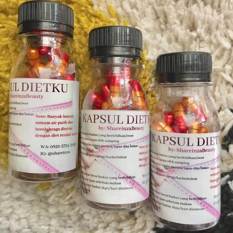 Kapsil Dietku Bahan herbal aman untuk ibu menyusui BPOM