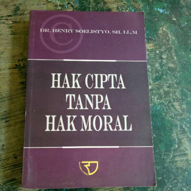 Hak Cipta Tanpa Hak Moral