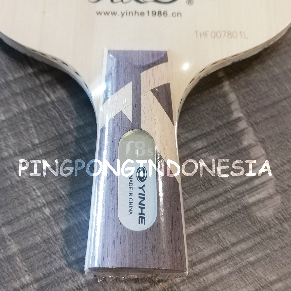 Yinhe T8s Penhold - Blade Kayu Pingpong Carbon Kev Bet Tenis Meja T8-s T-8s Bat