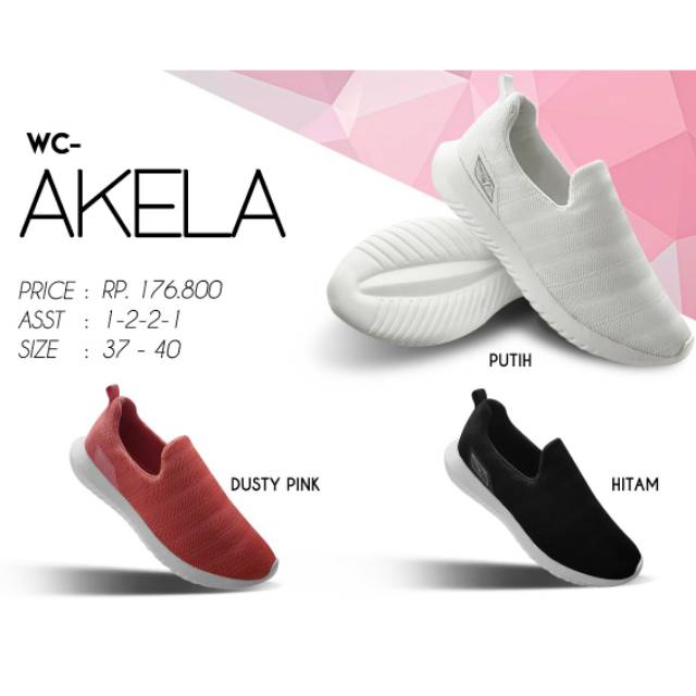 Sepatu Ardiles wanita WC AKELA 37-40 | Shopee Indonesia