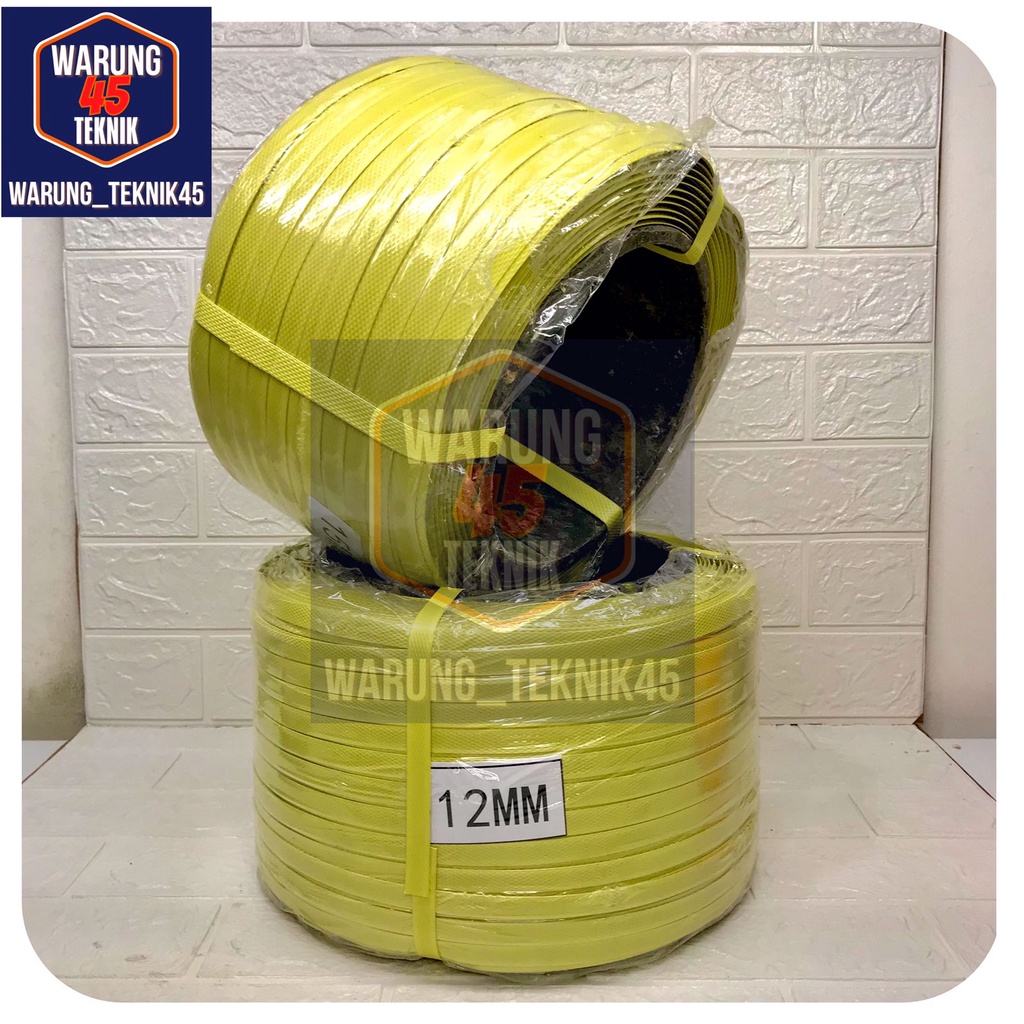 Plastik Strapping Straping Band 12 mm 12 mm berat 7 kg