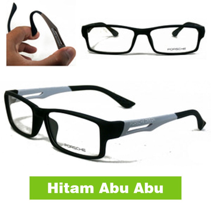 COD - Frame Kacamata Pria Sporty Korea porsche design P837 837 lensa photocromic anti radiasi blueray blucromic