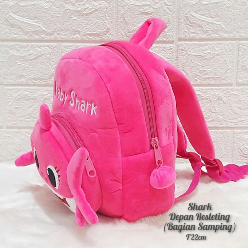 TAS RANSEL BONEKA / TAS BONEKA SHARK / BABY SHARK / BAGPACK BONEKA SHARK / TAS RANSEL ANAK