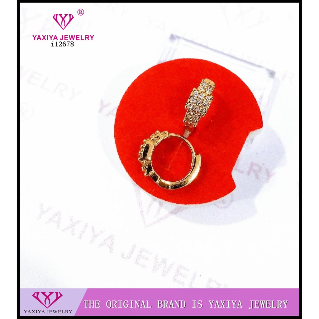 

Anting Permata Lapis emas Perhiasan imitasi Gold Yaxiya Jewelry i12678
