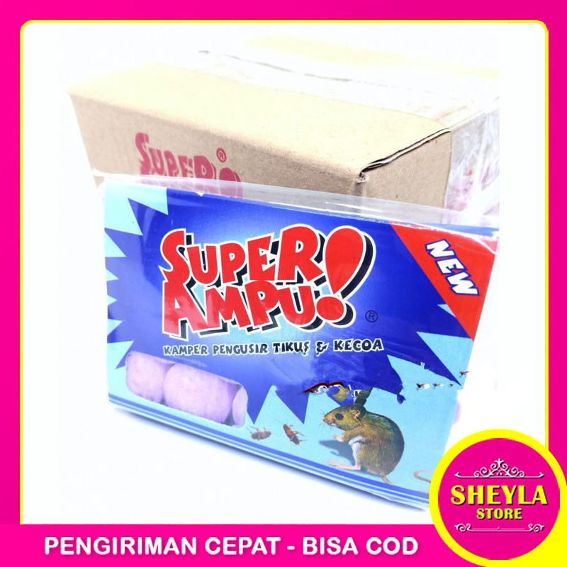 Kamper Pengusir Tikus dan Kecoa Super Ampuh / Kamper Tikus Kecoa Anti Bau / TV-90