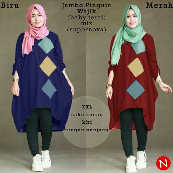blouse jumbo pingui Baju-set-taffy-blouse-and-pants-BAJU-CELANA-VIVALDI-ASLI-BLOUSE-TAFFY-PANT P3G9