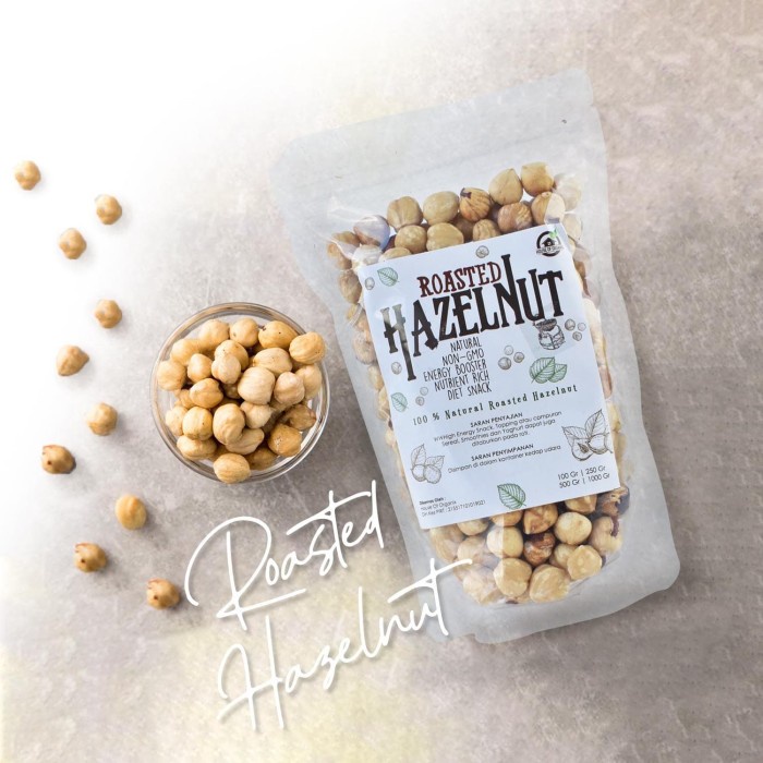 

✨COD✨ Roasted Hazelnut ( Kacang Hazelnut Panggang ) - 250 gr