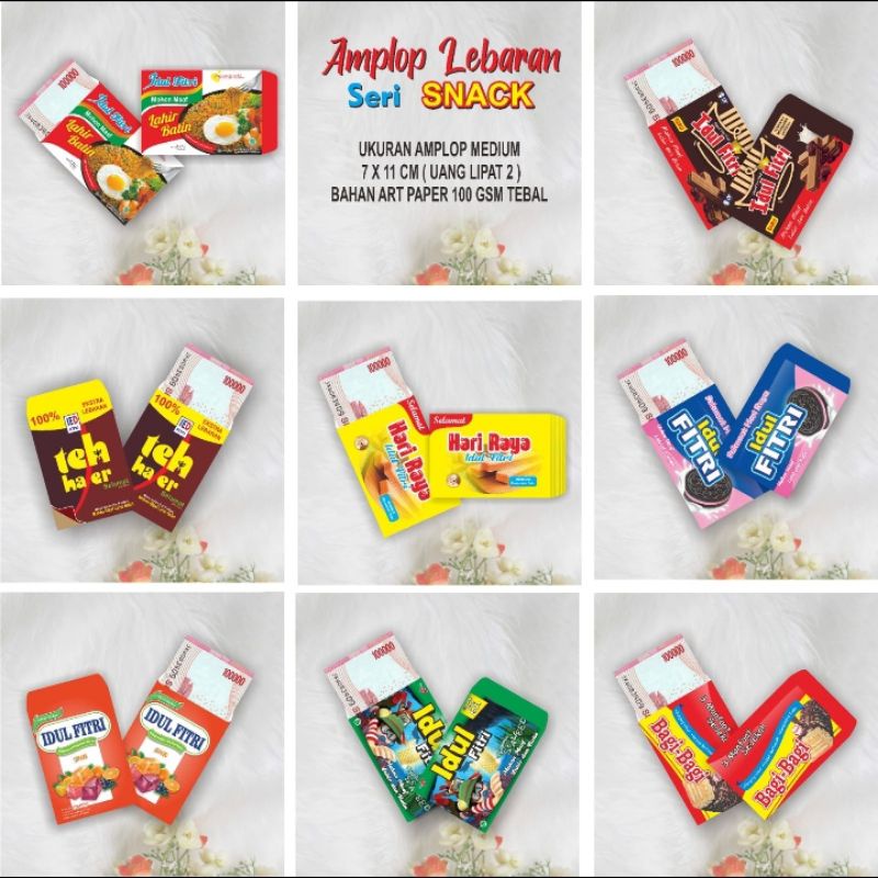 

Amplop Lebaran Snack Medium 7x11