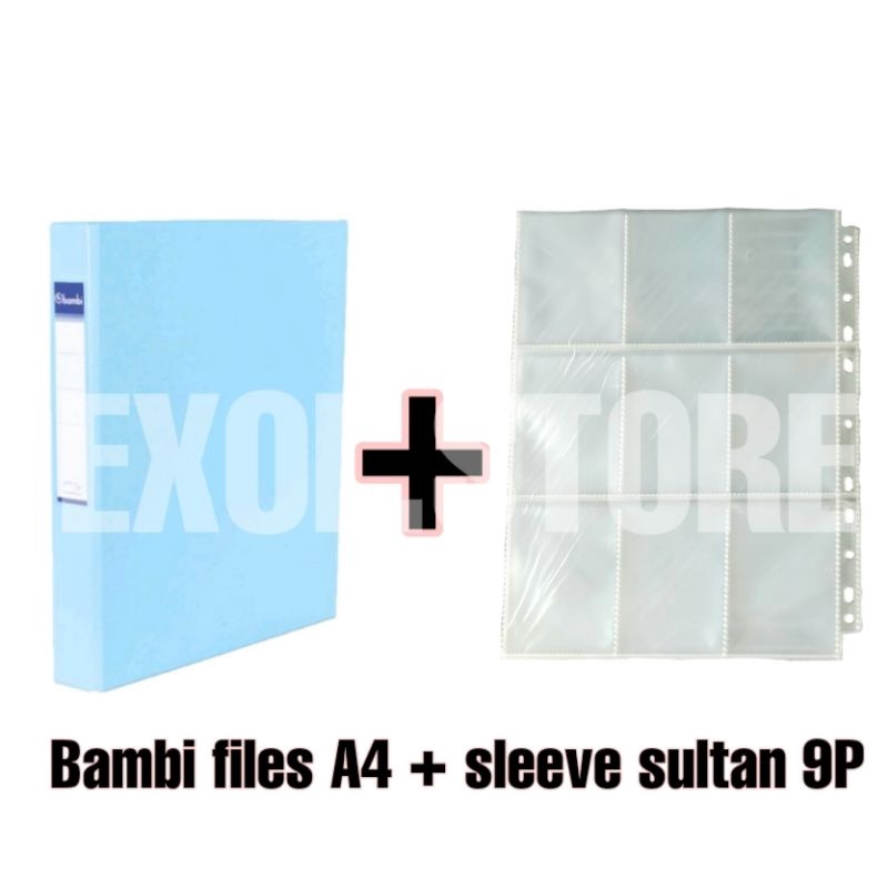

BINDER BAMBI A4 + PHOTOCARD SLEEVE SULTAN 9P