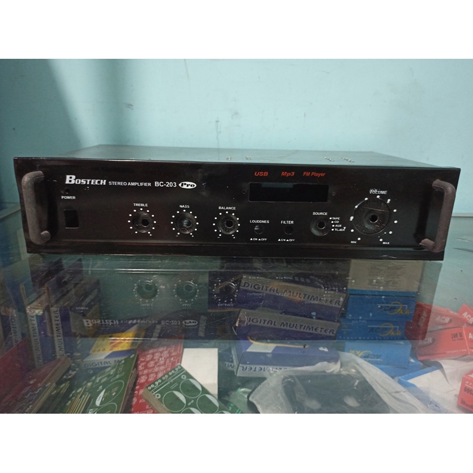 BOX POWER AMPLIFIER SOUND SYSTEM USB BC203 BOSTEC MURAH