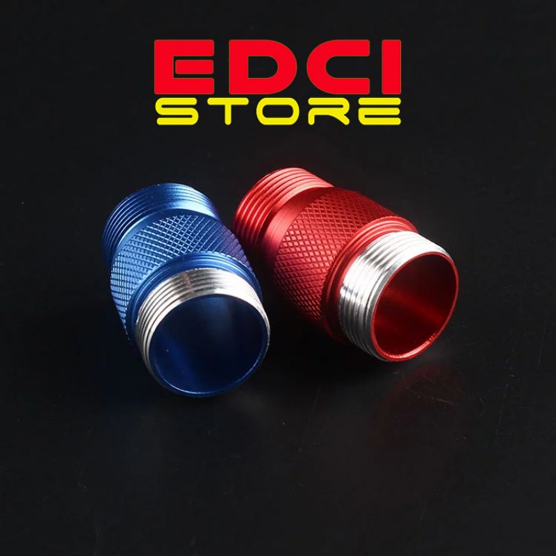 Tabung Body Pendek Ulir Kotak/New - Tube Baterai 18350 Convoy S2+