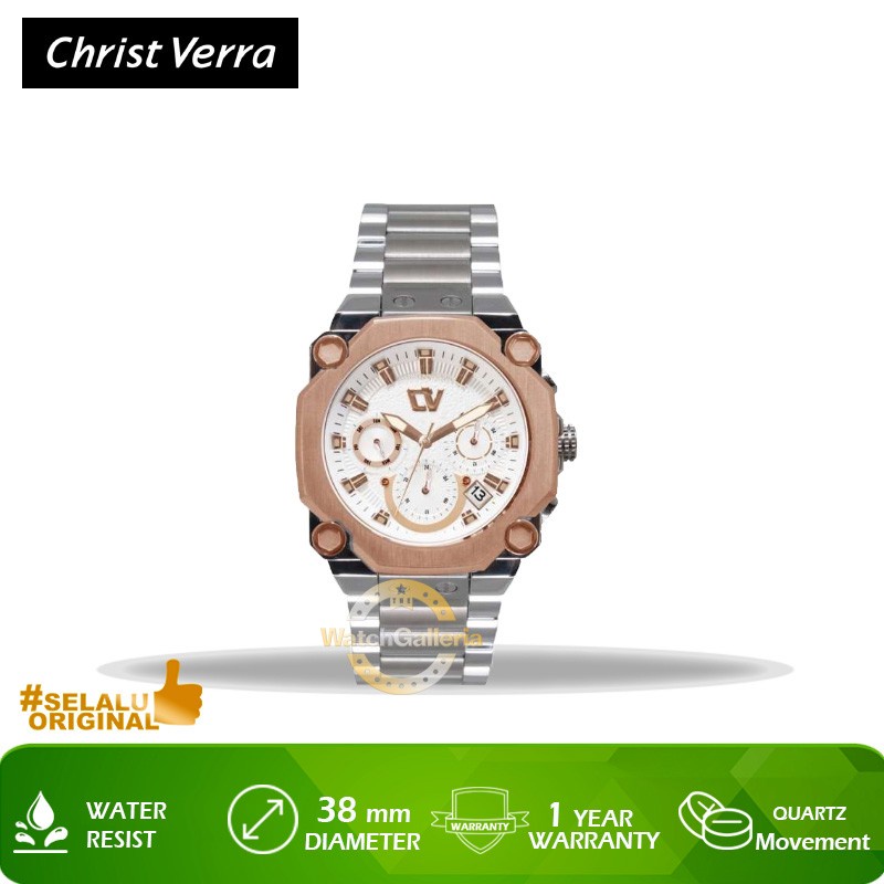 Jam Tangan Christ Verra CV C 71082L-12 SLV Original Murah