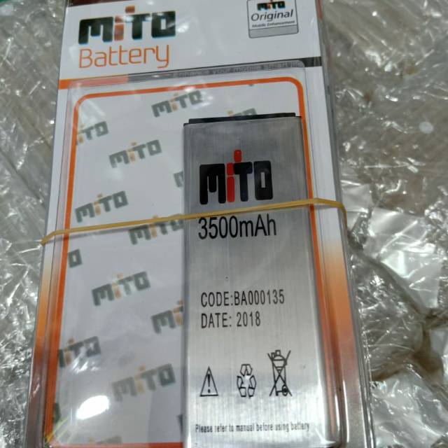 Baterai ORI Mito A17 fantasy X BA000135 batre baterai Mito A17 fantasy X BA-000135 original