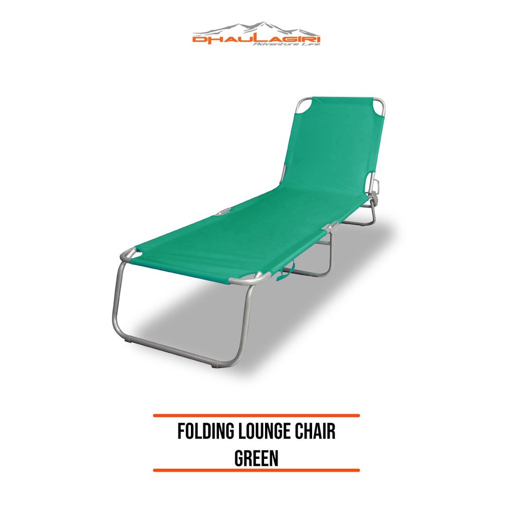 Dhaulagiri Folding Lounge Chair Velbed Tempat Tidur Pantai Camping