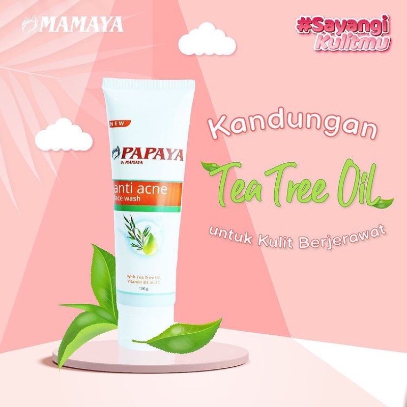 Papaya Face Wash / Sabun Wajah (TUBE)