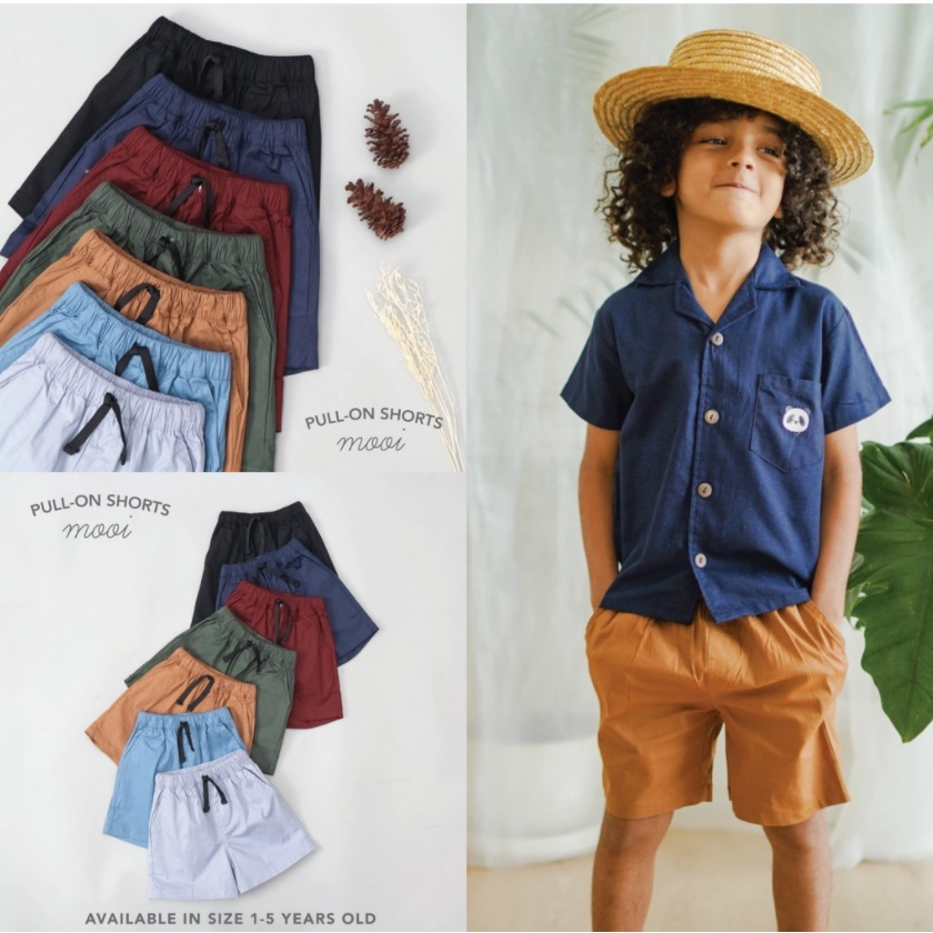 Mooi Celana Pendek Anak Chinos Short Chino / Pull On Chinos Premium Quality CBKS SO