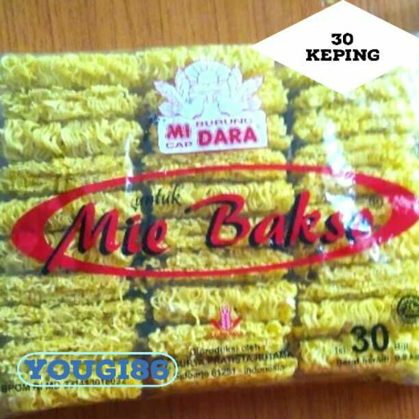 

Mie burung Dara isi 30 keping rasa lebih kenyal Dan lezat