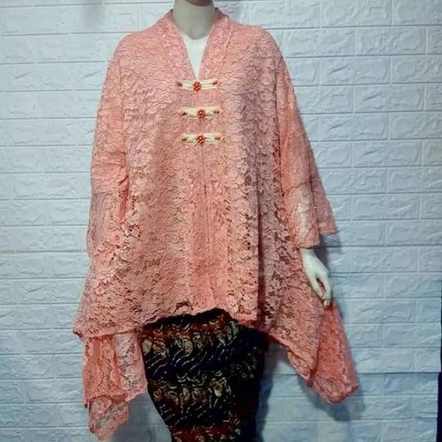 Atasan Saja kebaya brokat / Baju kondangan Jumbo LD 124 cm