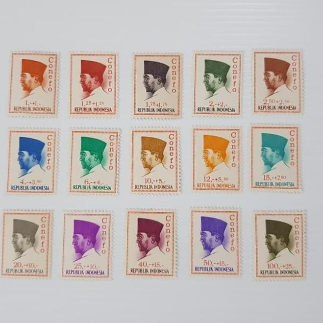 

Big Sale Perangko/Prangko Indonesia. 1965. I-85 Presiden Soekarno. Seri CONEFO Big Sale