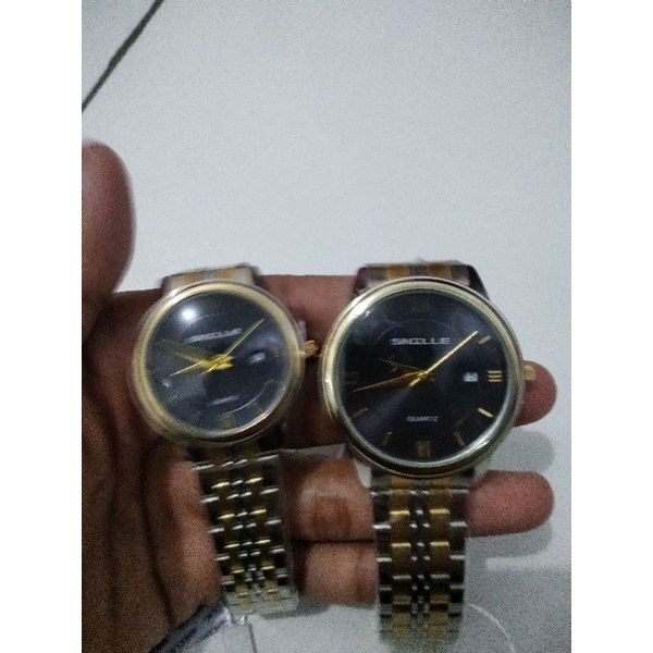 Snille Jam Tangan Rantai Wanita Couple Unisex Original Asli Anti Air Waterproof 1052