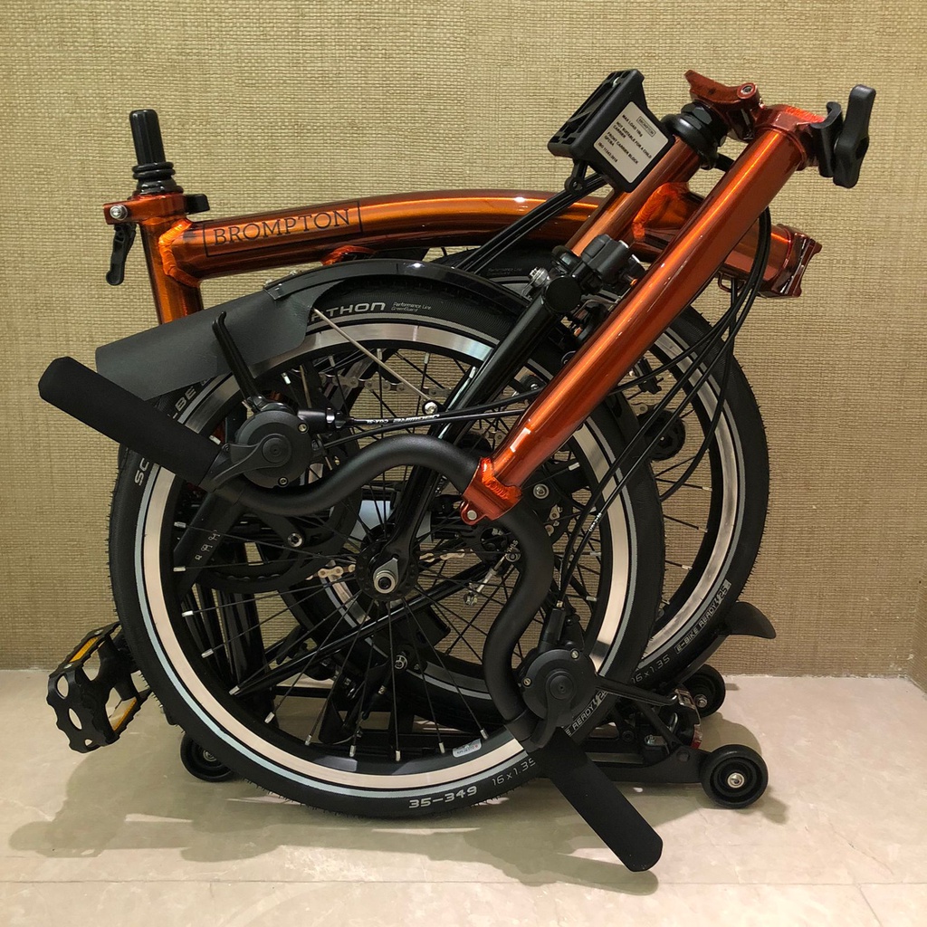 SEPEDA LIPAT BROMPTON M6Rx & S6Rx FLAME LACQUER TURKISH GREEN TITANIUM SUPERLIGHT