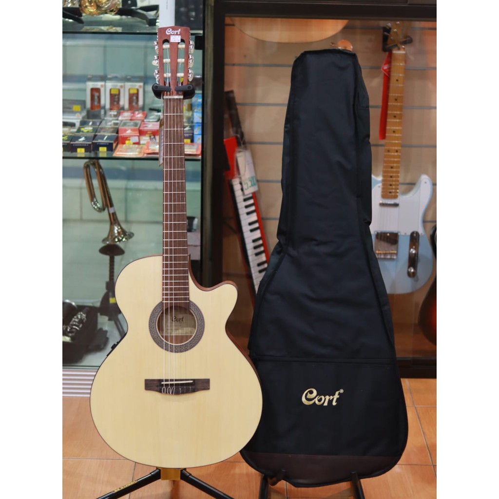 Jual Cort CEC1 Klasik Gitar Akustik Elektrik Classic Nylon Original