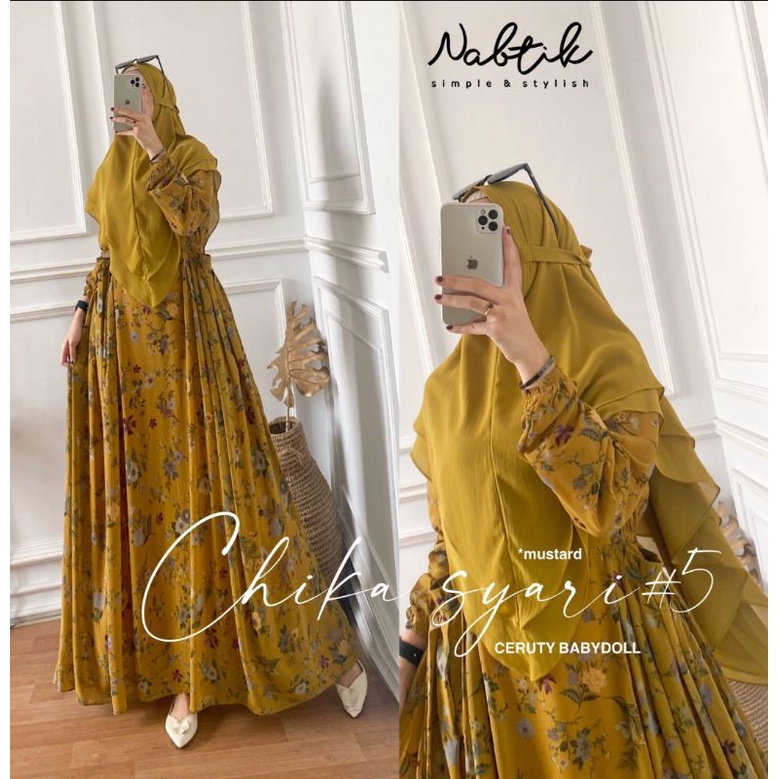 GAMIS CHIKA SYARI #5 MAXY ORI BY NABTIK