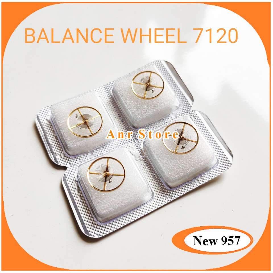 Per Rambut Mesin 7120 Balance Wheel Movement Cal 7120