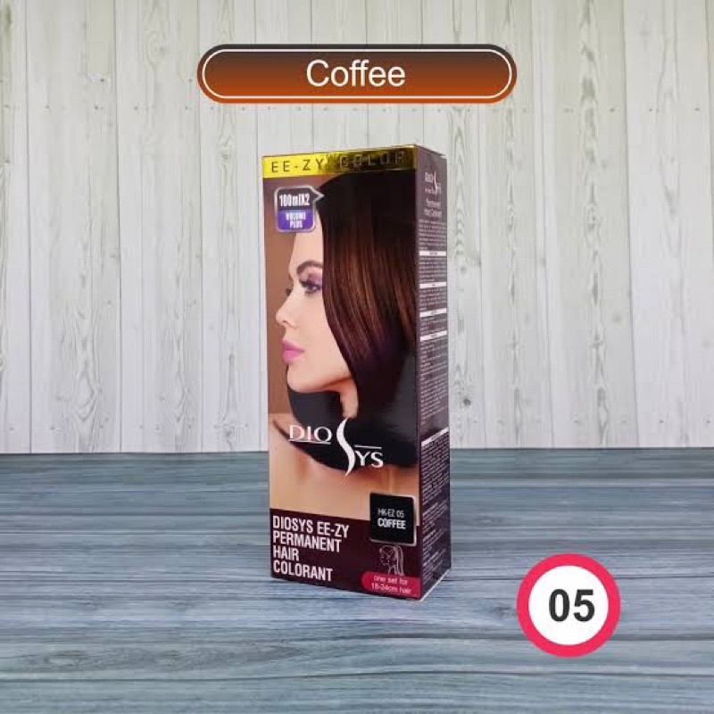 Diosys permanent hair colorant coffee