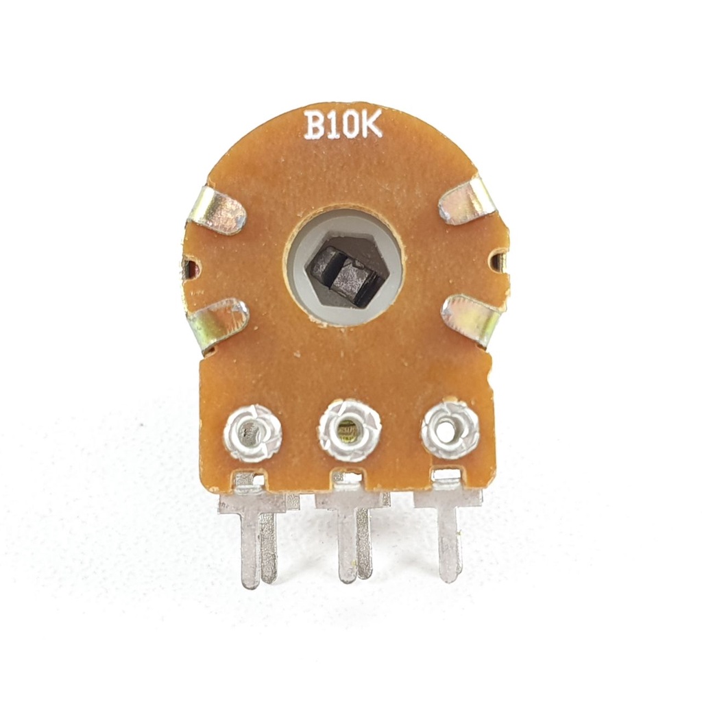 Potensio 6 pin 10k Drat Stereo Kaki 3-3 Lurus Volume Mixer 103